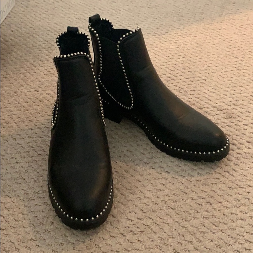 Studded booties